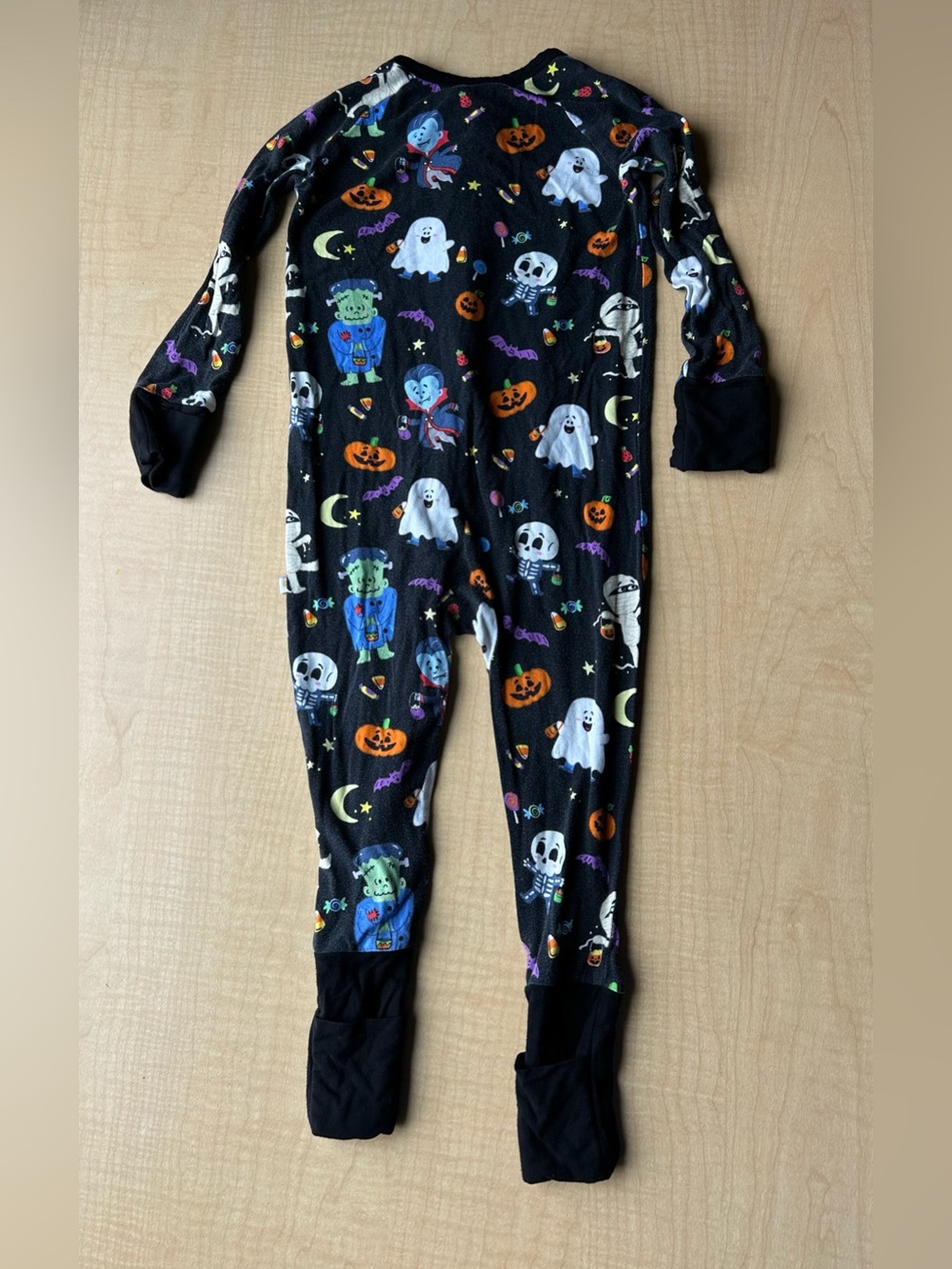 Soulbaby Bamboo One-Piece Sleeper Cute Halloween Print 12-18M